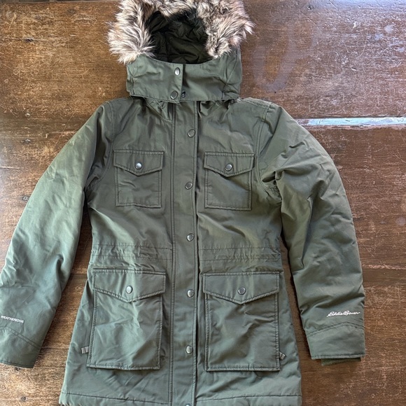 Eddie Bauer Women's Westbridge Parka with Faux Fur Trim, XS - Picture 3 of 14